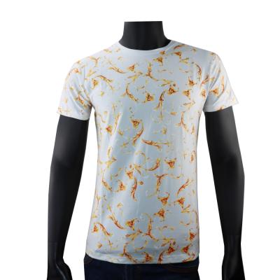 China factory direct high quality Anti-wrinkle gym fashion full printing men's t-shirts summer for sale