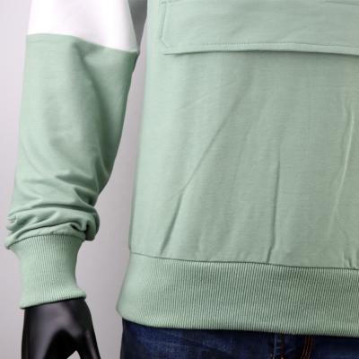 China new Anti-wrinkle design casual mens autumn and winter letter sweatshirts hoodies color block hoodies patchwork sweatshirt Facotory custom for sale