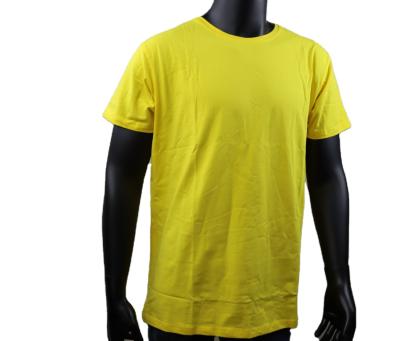 China Anti-wrinkle factory hot selling high quality cheap 95%cotton 5%spandex many color O-neck plain stocked T-shirt for sale