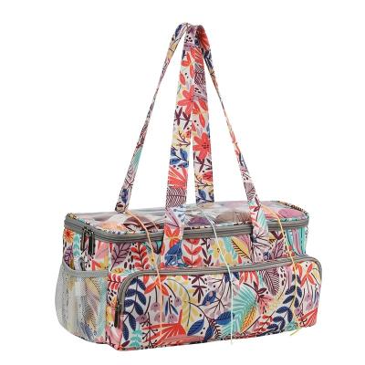 China Portable Knitting Organizer Tote Bags For Carrying Knitting Knitting and Crochet Yarn Storage Bag OEM ODM Viable Hot Sale Projects for sale