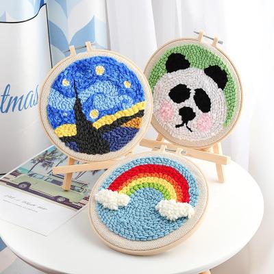 China DIY Magic Punch Needle Embroidery Hand Made Kit For Beginner for sale