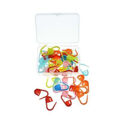 China Useful colorful plastic knitting markers locking stitch markers for crochet knitting and weaving for sale