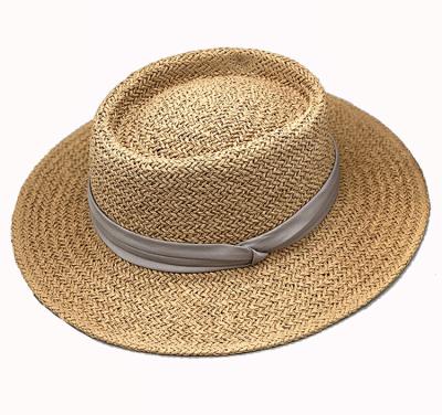 China Beach Straw Beach Sun Hats Vacation Travel Sun Protection Straw Hats for sale