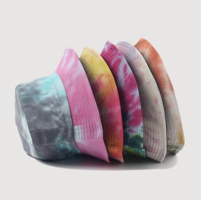 China Wholesale Customized Reversible Colorful Image Fisherman Bucket Hats Tie Dye Tie Dye Bucket Hats For Unisex for sale