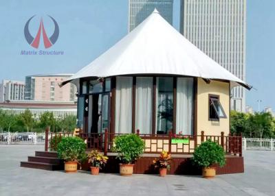 China Fire Retardant Large Permanent Glamping Tents , Eco Material Permanent Tent Homes for sale