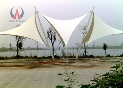 China Movable Land View Park Shade Structures With Natural Light Transmitting for sale