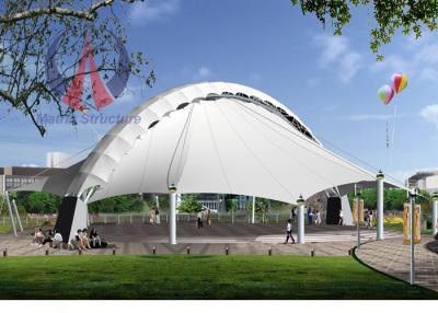 China Eco Anti - Hurricane Tensile Park Shade Structures For Outdoor Sports for sale