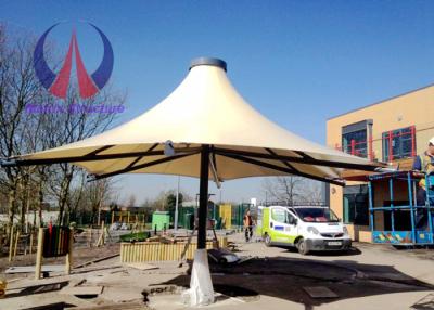 China Lightweight Tensile Membrane Umbrella Shade Structures Fabric Sail Shades for sale