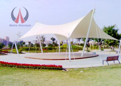 China Modern Deck Sun Shade Cable And Membrane Tensile Structures 10 Years Warranty for sale