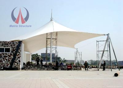 China Center Support Outdoor Sun Sail Shades Cable - Stayed Large Scale Flame Retardant for sale