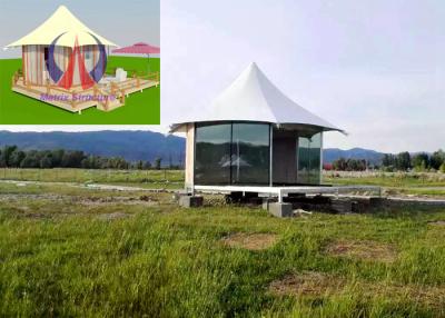 China Durable Exquisite Fabric Sail Luxury Tent Hotel Camping Hovel With Window for sale