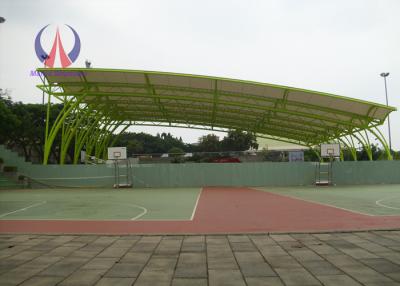 China Tensile Membrane Structures For Sports Shed , Customized Metal Frame Outdoor Shade Structures for sale