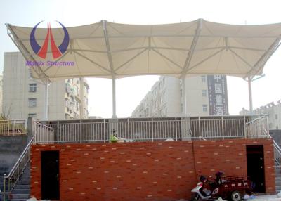 China Membrane Sail Playground Shade Canopy Atypical Grid Shade Net Structures For Sport Facility for sale