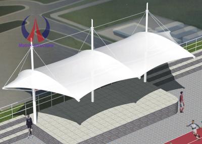 China PVDF-Stoff umfasst Spielplatz-Schatten-Strukturen, Sport-Arena-obenliegende Schatten-Strukturen zu verkaufen