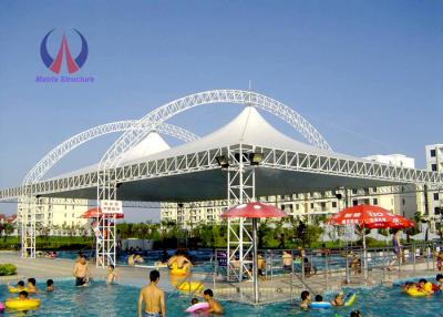 China Anti - Knock Durable Aqua Park Shade Structures Outdoor Permanent Canopy Storm Resistant for sale