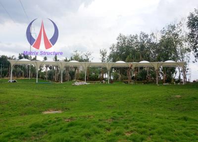 China Side Upholder Supported Tensile Membrane Canopy Steel Framework School Project for sale