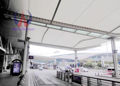 China Customized Tensioned Membrane Structures Carbon Steel Frame For Airport Access for sale