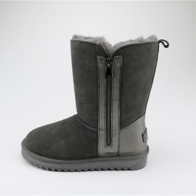 China Fashion Trend Sheepskin Wool EVA Sole Insole Winter Wool Felt Snow Boots For Women for sale