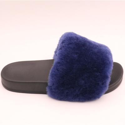 China Cheap Fashion Trend Fashion Sheepskin Foam Indoor Slipper for sale