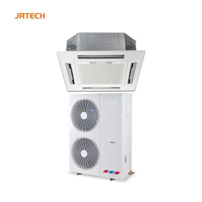 China Ceiling Cassette Type Hotel Heat Pump 380V 50Hz R410A 48kBtu 48000Btu 4Ton 5.6HP Air Conditioner for sale