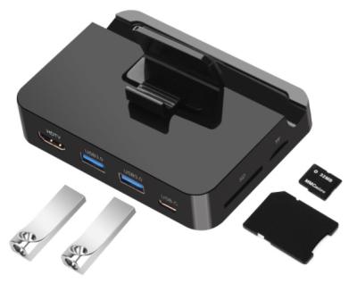 China Support a variety of brand models mobile phones with multifunctional extend to Type-C HDM1 USB3.0 4K docking station for sale