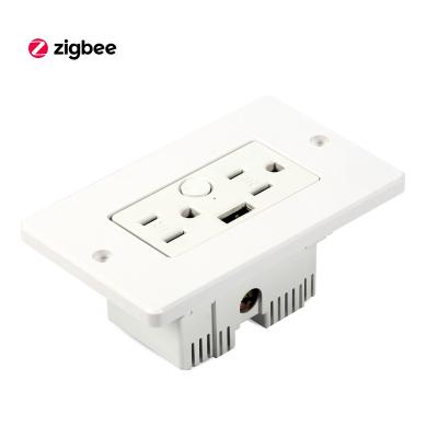 China 2021 Wifi Smart Home Products OEM ODM Zwave Zigbee Smart Socket Wall Electrical Remote Control Switches And Sockets for sale