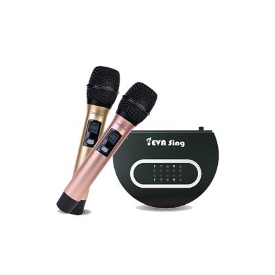 China Kids Karaoke Singing Wireless Microphone Portable Handheld Karaoke Player for Party KTV Home Karaoke EVASing 5G Wireless Microphone for sale