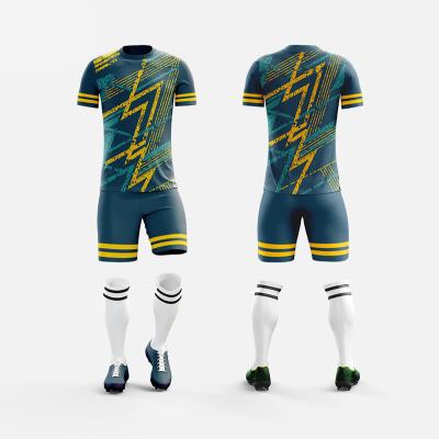 China KAISORNFootball Tank Tops Full Sets Sublimation Printing Soccer Jerseys Club Soccer Uniform Team Football Training Uniform Suit For Men for sale