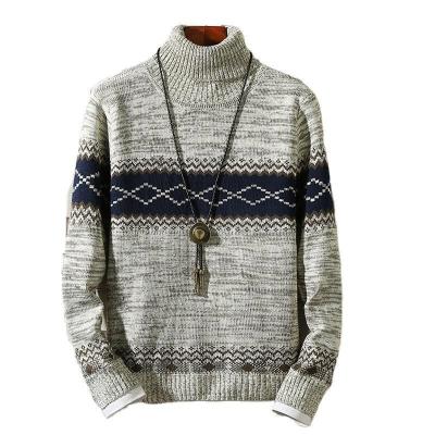 China male Jumper Fashion Casual Turtle Neck Sweater Long Sleeve Shirt Sweaters Autumn Winter Men Sweaters Anti-wrinkle for sale