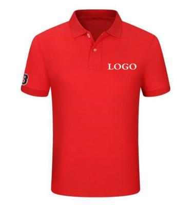 China KAISORN Custom Embroidered Logo Summer Anti-wrinkle Solid Color Lapel T-shirt Cotton Men's Plus Size Polo Shirts for sale