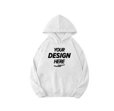 China KAISORN Custom Men's Hoodie Anti-wrinkle 100% heavyweight cotton solid color long sleeve heat transfer printing men's pullover hoodies for sale