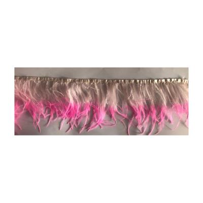 China Ostrich Feathers Latest Design Top Quality Ostrich Feather Fringe Ribbon Trim for sale