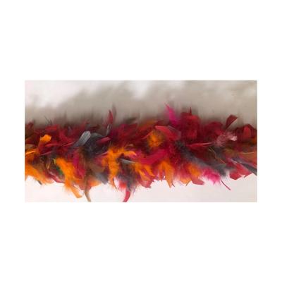 China TURKEY VINES Wholesale High Quality Economical Custom Design Ostrich 5 COLOR Feather Boa Luxe for sale