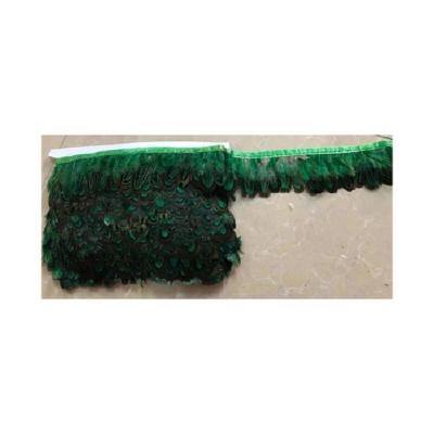 China Cheap Pheasant Feather Professional Manufacture Color Pheasant Feather Beautiful Trims Fringe for sale