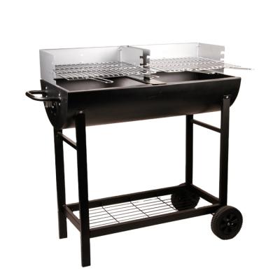 China Manufacturer Large Smokeless Charcoal Barrel Barbecue Easily Cleaned Portable Grill for sale