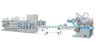 China 25KW Wet Tissue Packing Machine Wet Wipes Production Machine 30 To 50packs/Min for sale