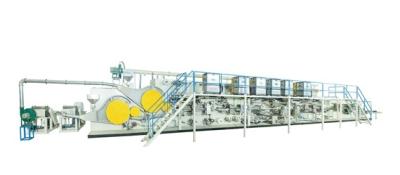 China Full Automatic Adult Diaper Production Line Diaper Making Machine 200 Pcs/Min for sale