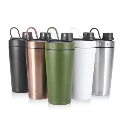 China Custom Logo Stainless Steel Water Bottle Viable Shaker Bottle Portable 700ml Insulated Water Bottle for sale