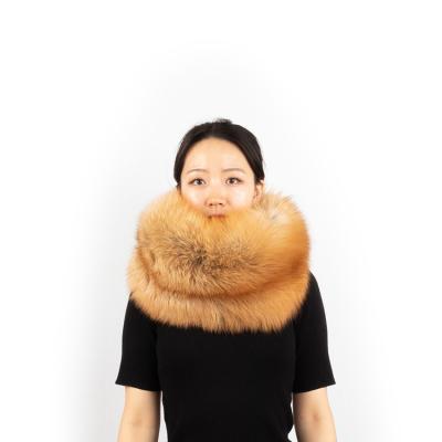 China Real Fox Fur Scarf Winter High Quality Multi Color Medium Warm Fur Scarf Women for sale