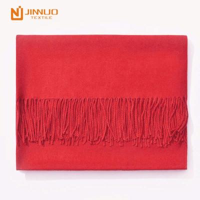 China Factory Wholesale Autumn Winter Scarf Polyester Knits Unisex Neck Scarf Shawl Solid Color for sale