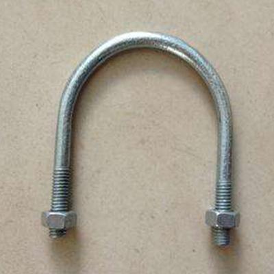 China Healthcare HDG U BUGEL BOLT DIN3570 U1880 U Bolt Applause with nut and gasket for pipe for sale