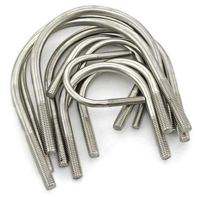 China Galvanized Square Stainless Steel Carbon Steel U Bolt Stainless Steel U Bolt for sale