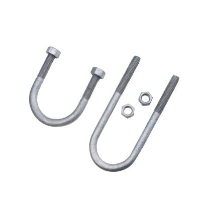 China factory price stainless steel u bolt shakle bolt nuts screw factory price stainless square u bolt for sale