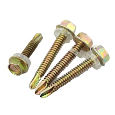 China Special HEX Hexagon Head Screw Drilling Drilling Screw For Color Steel Tile DIN7504 for sale