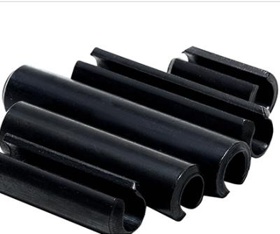 China DIN1481 Healthcare Black Zinc Slotted Spring Rods for sale