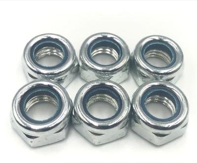 China Machinery Parts Galvanized DIN982 M4-M20 Nylon Lock Nuts for sale