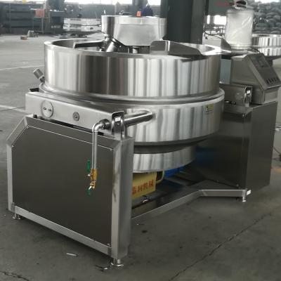 China High Efficiency Gas Heating Jacketed Kettle Easy Operation Stainless Steel Electric Tilting Cooking Kettle for sale