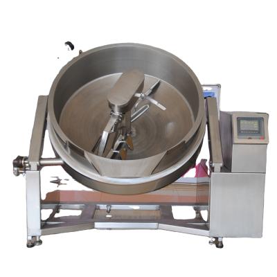 China Industrial Processing Plant 100L-600L Fruit Vegetable Heat Resistant Jam Cooking Machine With Agitator for sale