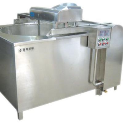 China Frying Snacks Automatic Gas Heating Fryer Machine with Commercial French Fries and Chicken for sale