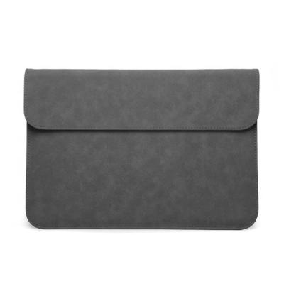 China Eco-friendly Portable Protective Ultra Thin Lap Top PU Leather Sleeve For Laptop Macbook 13.3 15 inch for sale